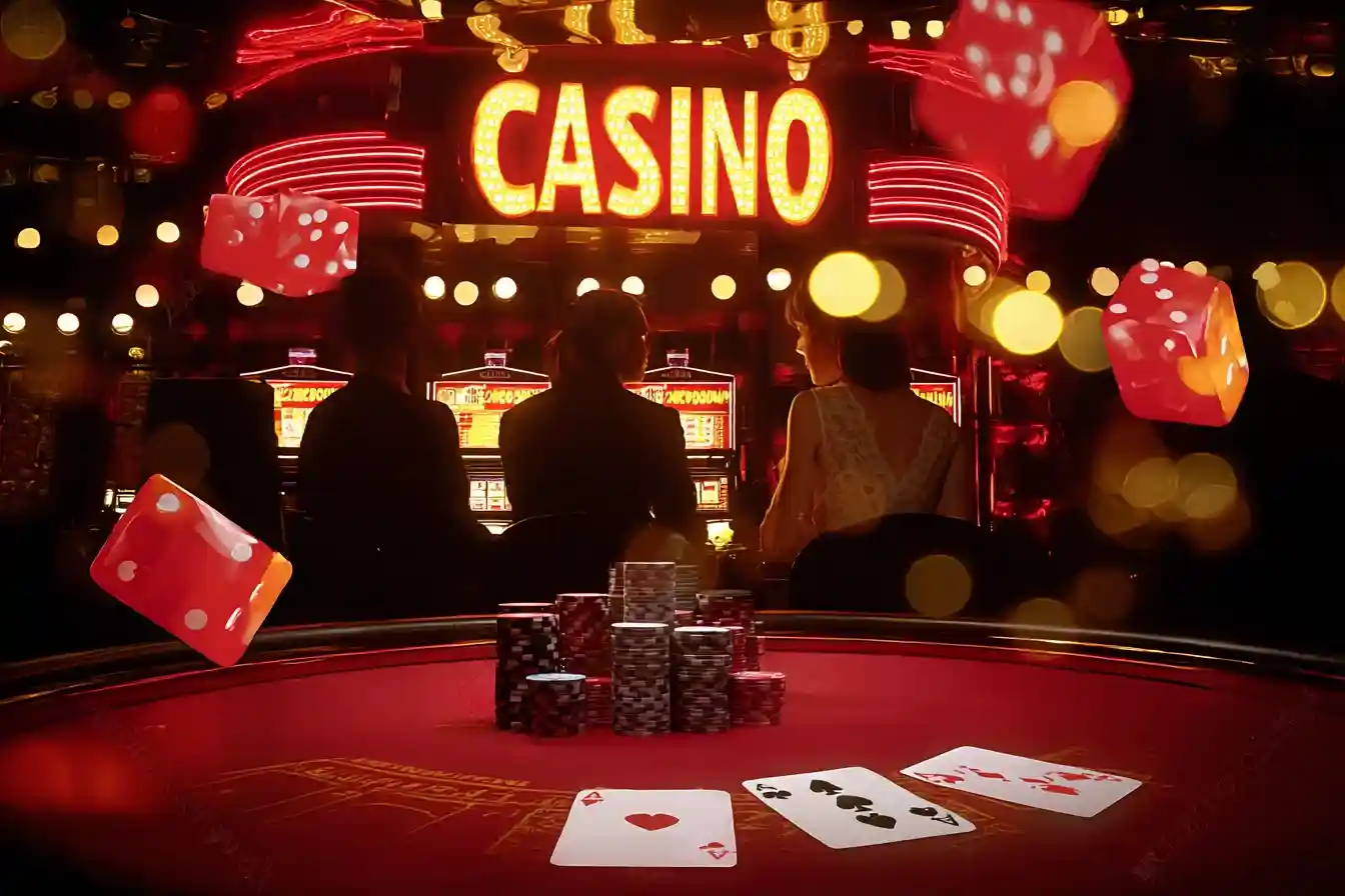 Slot machine illustration